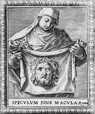 Le Voile de Véronique, gravé par Roma - Italian School